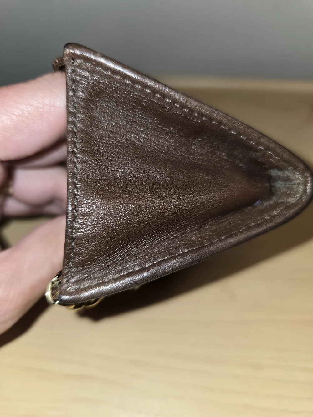 COACH Card Holder Wallet Keyring Legacy Lining